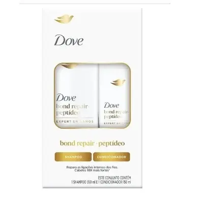 Kit Dove Bond Intense Repair Shampoo 350ml + Condicionador 150ml