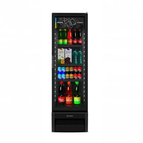 Cervejeira Metalfrio Optima 337L All Balck Slim 1 Porta 127V VN28RH