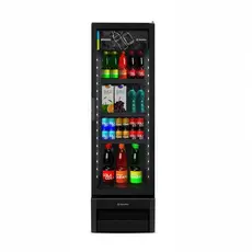 Cervejeira Metalfrio Optima 337L All Balck Slim 1 Porta 127V VN28RH