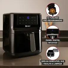 Fritadeira Air Fryer Gallant GFE05 Digital Family Sem Óleo 5L 1400W 127V