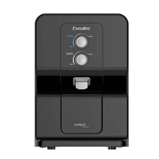 Purificador De Água Esmaltec Acqua7 Preto 220V