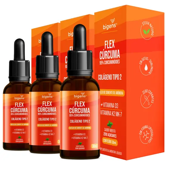BIGENS KIT 3X FLEX CURCUMA 30ML