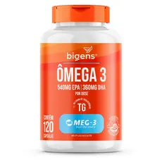BIOGENS ÔMEGA 3 TG MEG 3 - 120 CAPS