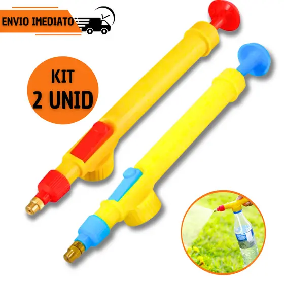 Pulverizador Borrifador para Garrafa Pet Manual Pressão Bico Regulável Regador Jardim Plantas