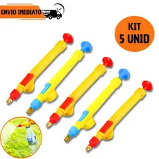 Pulverizador Borrifador para Garrafa Pet Manual Pressão Bico Regulável Regador Jardim Plantas