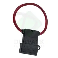Porta Fusível Lamina Maxi Suporte Com Fio 4,00mm Reforçado - PARA TODAS AS AMPERAGENS DE FUSIVEIS MAX