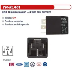 Rele Auxiliar Reversor 4 Pinos 12 Volts 70 Amperes 2 Dentão / 12v 70A - 1 Unidade Cinoy