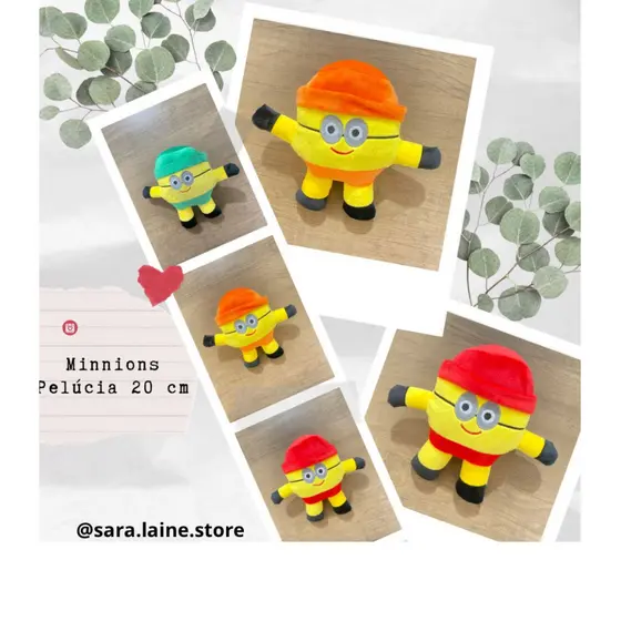 Minions de pelucia  20 cm Urso Cores Sortidas