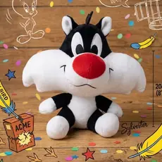 Pelúcia Frajola Looney Tunes 20cm Macio Antialérgico Infantil Presente Decoração