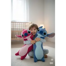 Almofada Pelúcia Stitch Xuxão Grande De Corpo 66cm Criança Xuxão Stitch