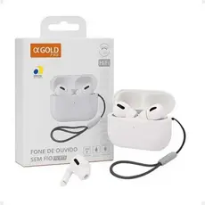 Fone de ouvido in-ear gamer sem fio A'Gold Fone de Ouvido fn-bt5 branco