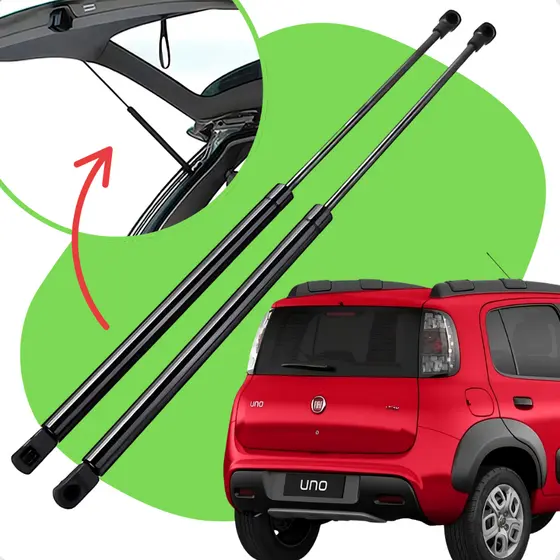 Par Amortecedor Porta Malas Tampa Traseira Novo Uno Vivace Way 2010 A 2023