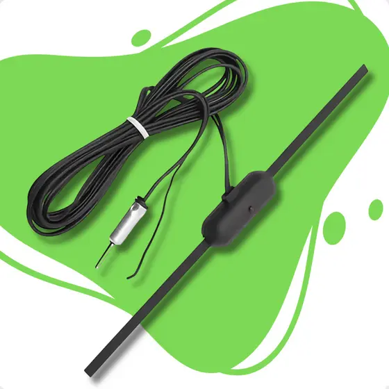 Antena Automotiva Interna Amplificada Am Fm Carro Caminhão Van Universal