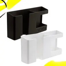 Suporte De Parede dois em um Multifuncional Sem Furar Telefone Móvel/Controle Remoto/Banheiro
