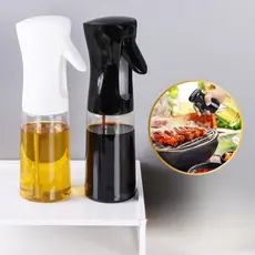Kit 2 Pulverizador 200ML Borrifador Azeite Vinagre Culinário Spray Vidro Galheteiro