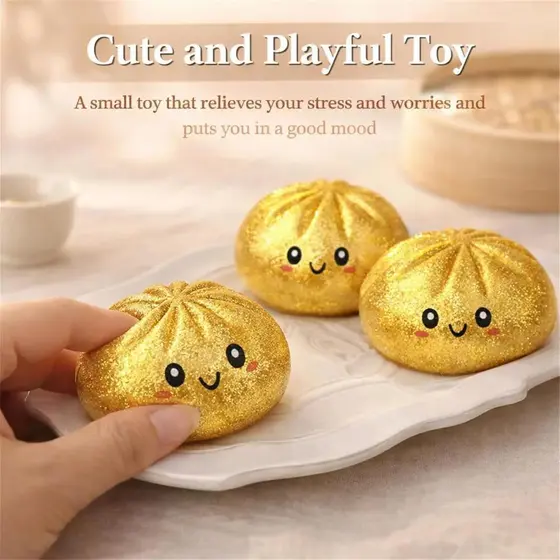(Enviar Em 12h) 1/4PCS 2026 Novo Bolinho De Glitter Squishy Stress Relief Toys Simulação Brinquedo Espremível Com Vapori