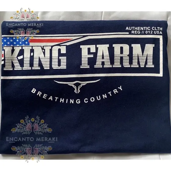 Camiseta Premium Country King Farm 100% Algodão King temos plus size para raiz Envio Imediato Encanto Meraki