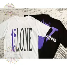 Camiseta Premium 100% Algodão Fio 30.1 Algodão Vlone Streetwear Tshirt Eua Pa Yangels  Novidade Envio Em Até 24 Horas Encanto Meraki