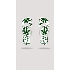 Chinelo Confortável M@conh@ Bob Marley 420 Unissex Legalize Envios Full 2026