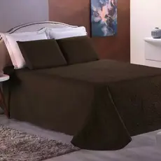 Cobre Leito colcha Queen Size/Casal Padrão/Solteiro slin liso varias cores Todo Matelado Toque Macio