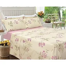 LENCOL CASAL AVULSO PARA COBRIR CAMA DANDO TODO UM CHARME BAINHA ESTAMPAS SORTIDAS