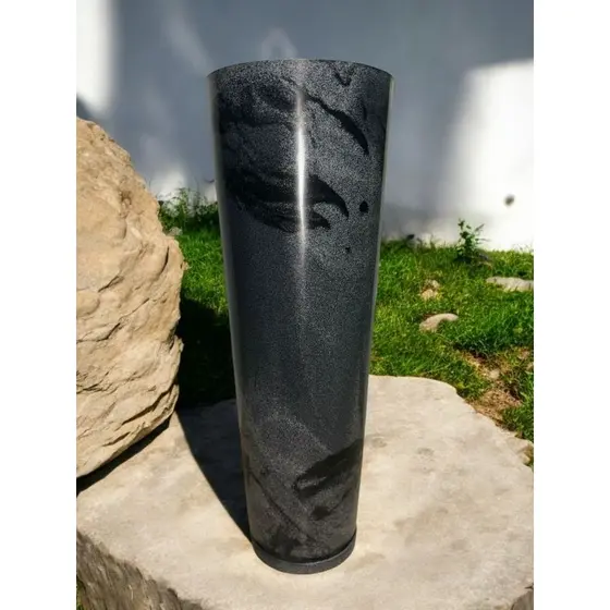 Vaso para Plantas Ibiza c/prato Decorativo Sala Jardim 72cm