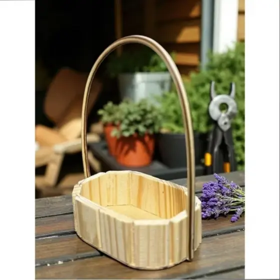 Kit 10 Cestos Oval para Presente 14cm Fraldeira Decorativo