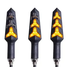 Kit 4 Piscas Led Seta Sequencial Honda Cb Twister 250 Titan Fan Start 160 esportivo Universal