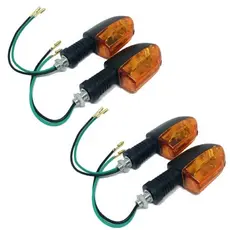 4 Setas Pisca Universal Para Motos Motocicletas Esportiva Alerta
