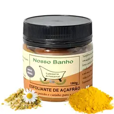 Esfoliante Clareador Açafrão Corpo e Rosto Trata Foliculite