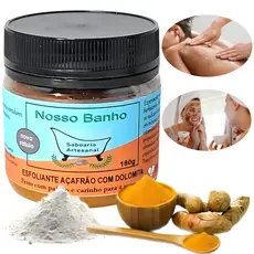 Esfoliante Açafrão com Dolomita Corpo e Rosto Regenerador