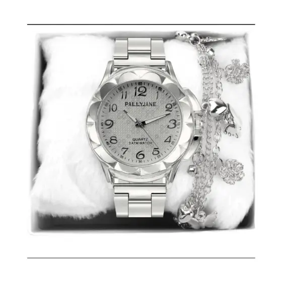 Relógio Feminino Original Prova Dágua + Pulseira