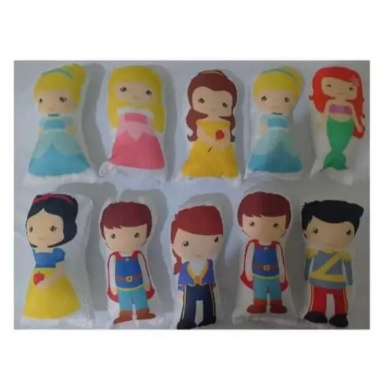 Kit 10 mini almofada contornada, lembrancinha, presente, personalizada. 15 cm Personalize com sua arte