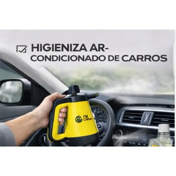 kit Vaporizador 220 V+Higienizador  9 em 1 –  Elimina Mau Cheiro, Bactérias, Fungos, carro e casa