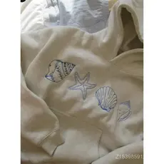 Moletom com capuz pintado à mão, outono inverno, novo estilo, forro de lã, pulôver engrossado, Top moderno, transfrontei