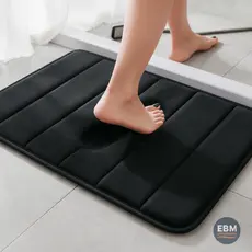 Tapete de Banheiro Antiderrapante Soft Secagem Rápida Microfibra