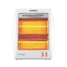 Aquecedor Quartzo Comfort Air III Mondial Branco/Cinza 900W A-16