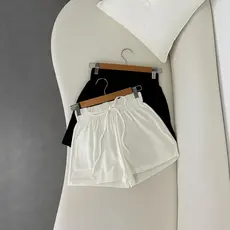 Kit 2 Shorts Femininos Moletinho Liso com Bolso Lateral Confortável