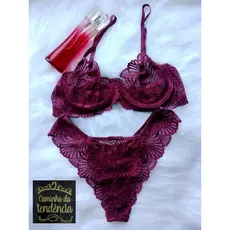 CONJUNTO DE RENDA SEM BOJO - SB010