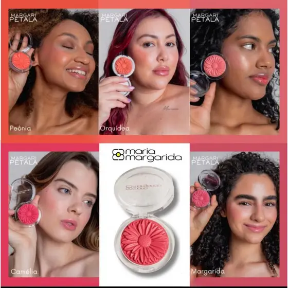 Blush MargariPétala Aveludado Cremoso - Lançamento Maria Margarida✨❤️