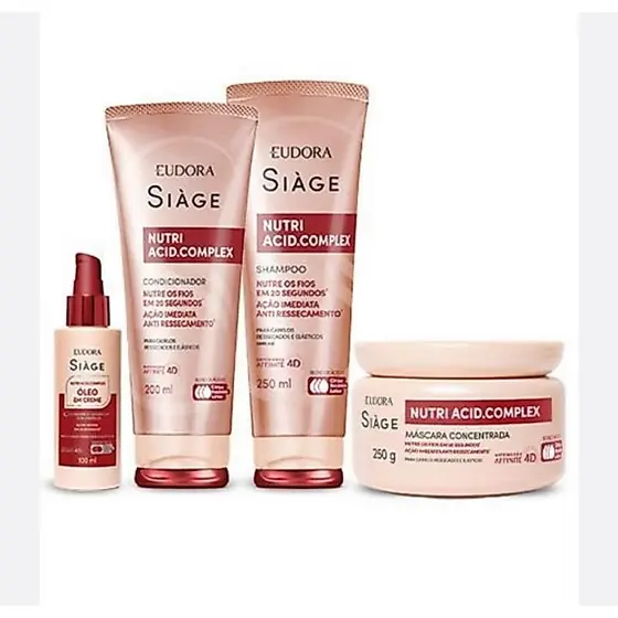 LANÇAMENTO!!! EUDORA SIÀGE NUTRIÇÃO COM BLEND DE ÁCIDOS E ÓLEOS COMPLEX