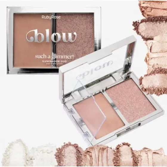 ILUMINADOR DUO SUCH A GLIMMER!! RUBY ROSE! LANÇAMENTO LINHA BLOW!!🎉