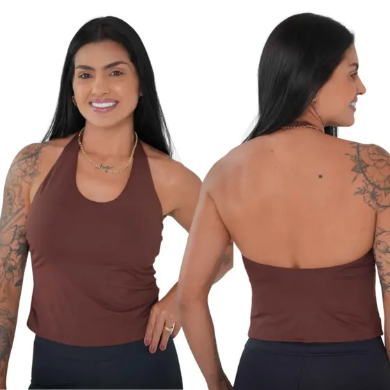 Blusa Frente Ùnica Suplex Poliamida Fitness