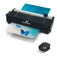MECOLOUR Plastificadora Nova Laminadora Refiladora A4 A5 A6 3x1 Quente Frio