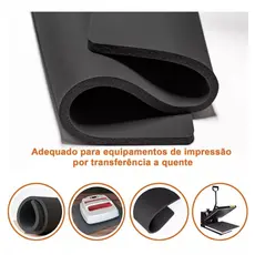 Base de prensa térmica para impressão por transferência e sublimação,manta de silicone macio,40*60/38*38cm dois tamanhos