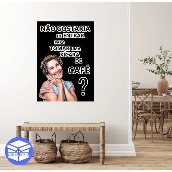 Placa Decorativa MDF Dona Florinda Chaves