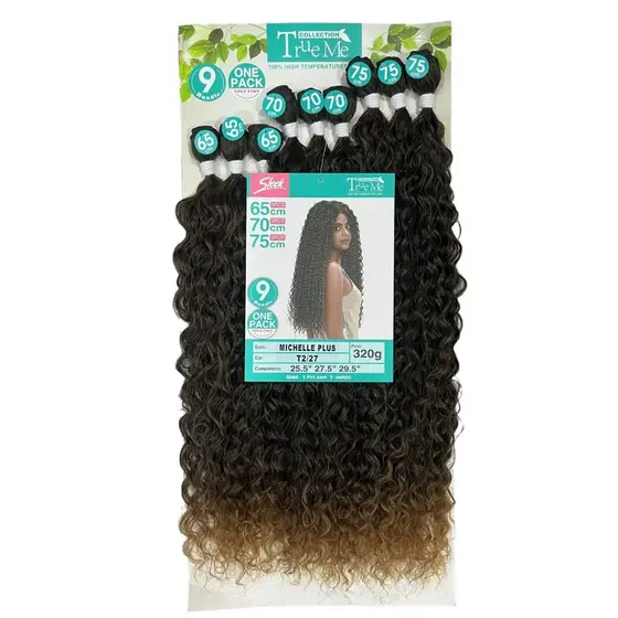 Cabelo Orgânico Cacheado - Michelle Plus True Me - 320g