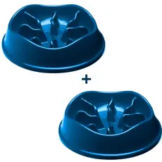 Kit 2 Potes Comedor Interativo Lento Cachorro Pet 350ML