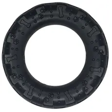 Brinquedo Mordedor Pneu Maciço Preto Cachorro Pet Grande