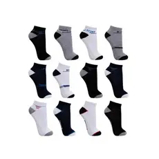 Kit 12 Pares Meias Masculina Cano Médio 40 Ao 46 80% Alg odão Qualidade Envie imediatamente